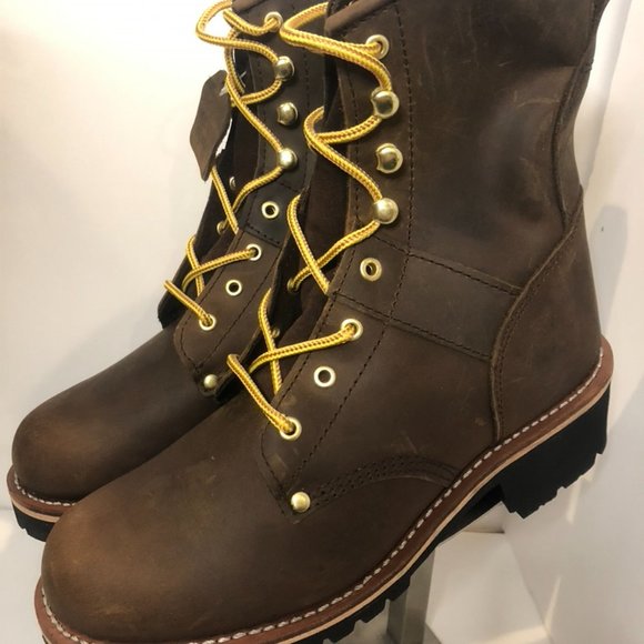 Tree Climbing  logger Men’s Leather Upper Boots main image 7